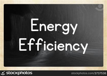 energy efficiency concept
