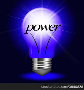 Energy Lightbulb Meaning Power Source And Bright