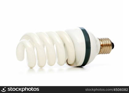 Energy saving lamp isolated on the white background&#xA;