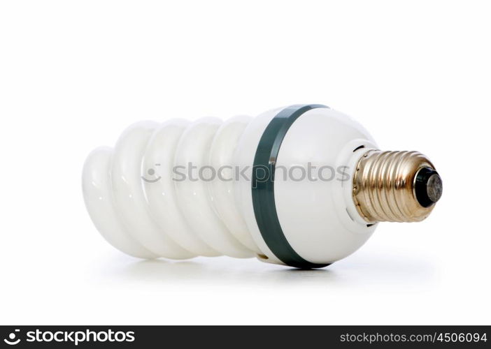 Energy saving lamp isolated on the white background&#xA;