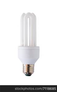 Energy saving lamps are lamps that separate the white background.