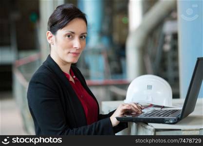 engineer woman working in office
