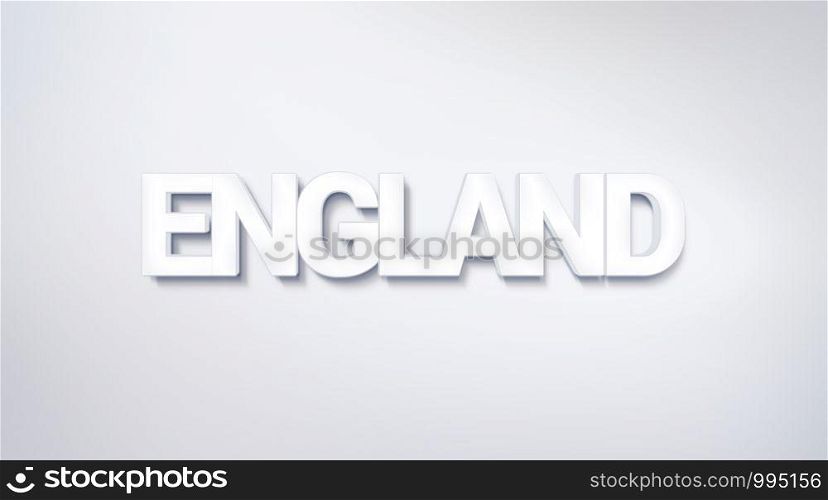 England, text design. calligraphy. Typography poster. Usable as Wallpaper background