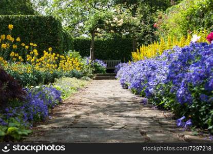 English Country Garden in summer