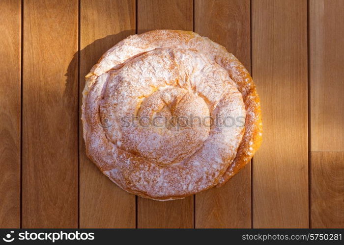 Ensaimada typical from Mallorca Majorca bakery in balearic islands