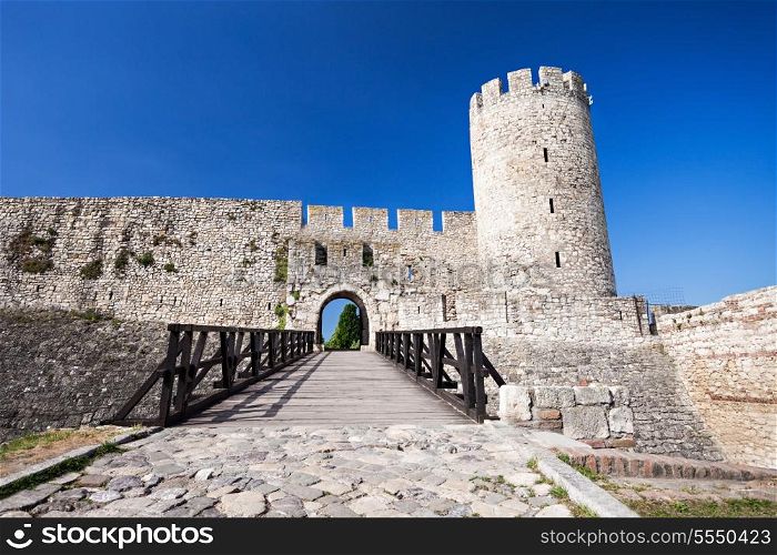 Entrance Gate in Kalemegdan Fortress, Belgrade, Serbia