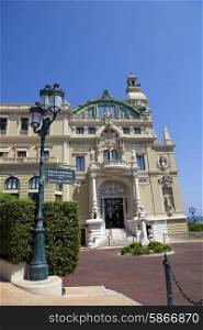 Entrance Monte Carlo Casino and Opera House, Monaco, French Riviera