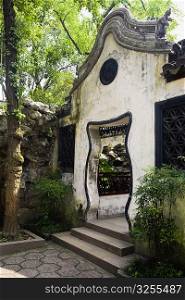 Entrance of a garden, Yu Yuan Gardens, Shanghai, China