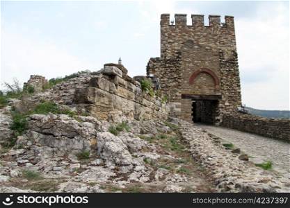 Entrance of fortress Tsarevets in Veliko Tirnovo, Bulgaria