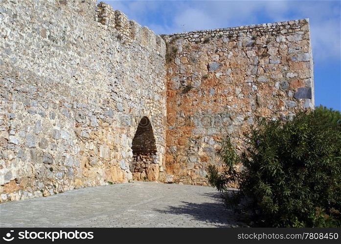 Entrance of the castle in Alanya, Turkey