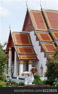 Entrance of Wihan Phra Mongkhon Bophit