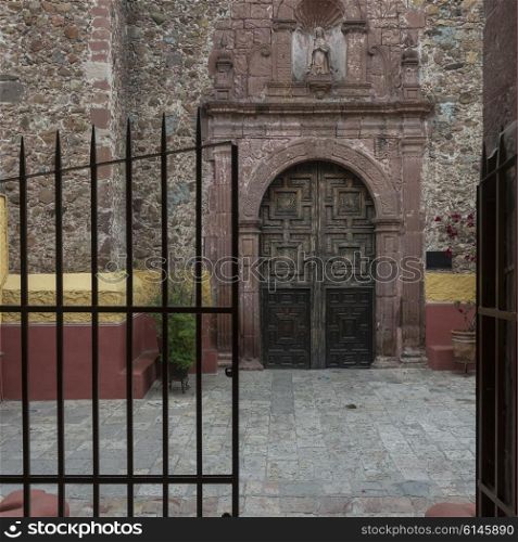 Entrance to a church courtyard San Miguel de Allende, Guanajuato, Mexico