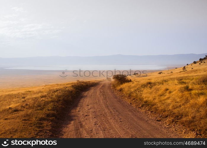 Entrance to Ngrorongoro Crater