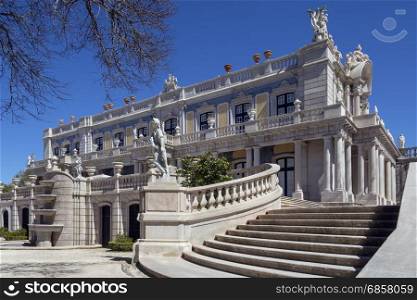 Entrance to the National Palace of Queluz - Lisbon - Portugal.