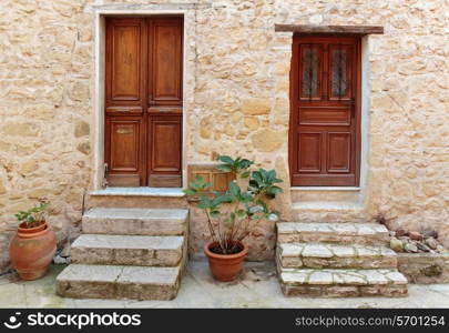 Entrance to the old French house