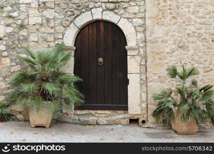 Entrance to the old French house