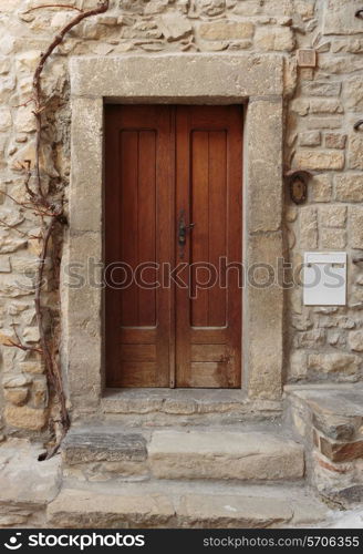 Entrance to the old French house