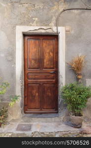 Entrance to the old French house