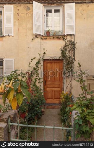 Entrance to the old French house