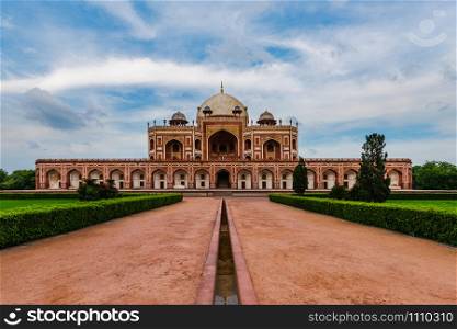 Entrance view of Humayun&rsquo;s Tomb, Delhi, a World UNESCO Heritage site and a mausoleum of mughal empire