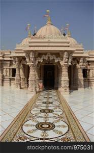 Entry view of BAPS Shri Swaminarayan Mandir Pune Maharashtra