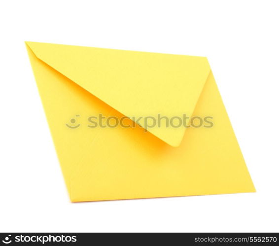 envelope isolated on white background