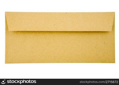 Envelope isolated over white background