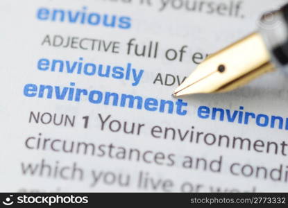 Environment - Dictionary Series