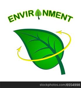 Environment Leaf Meaning Eco Friendly And Recycling
