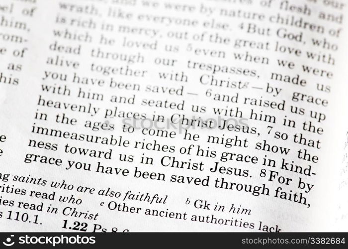 Ephesians 2:8 - a popular Christian New Testament Passage