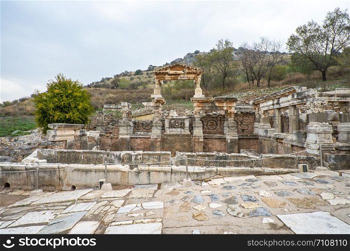 Ephesus the ancient Greek city in Selcuk, Izmir province Turkey.