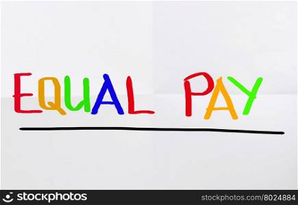 Equal Pay Concept