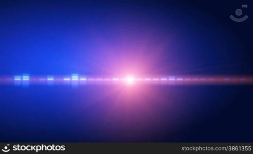 Equalizer on lens flare background