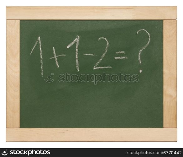 equation on blackboard