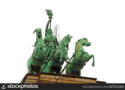 Equestrian statue, Budapest, Hungary.