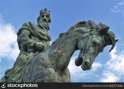 Equestrian statue of Alfonso VIII of Castilla, Plasencia, Spain