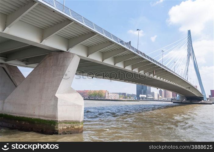 Erasmus bridge in Rotterdam, The Netherlands