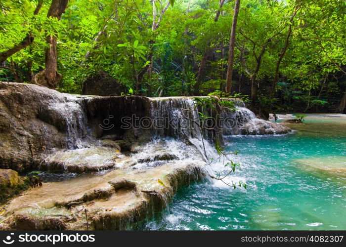 Erawan Waterfall, Kanchanaburi, Thailand.