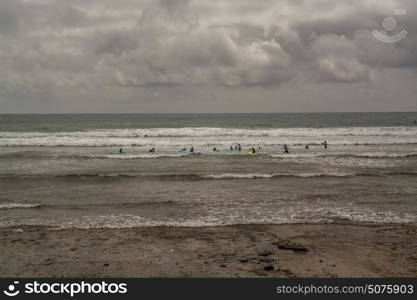 Ericeira Portugal. 17 May 2017.Ribeira de Ilhas in Ericeira.Ribeira de Ilhas beach is Part of the World Surfing Reserve and its right outside Ericeira Village. Ericeira, Portugal. photography by Ricardo Rocha.