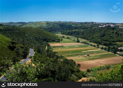 Ericeira Portugal. 19 May 2017.View of agriculture fields near Ericeira Village.Ericeira, Portugal. photography by Ricardo Rocha.