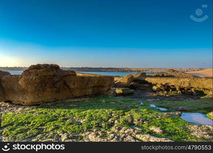 Ericeira Portugal. 23 December 2016. View of the Praia dos Pescadores in Ericeira village near Lisbon. Ericeira, Portugal. photography by Ricardo Rocha.