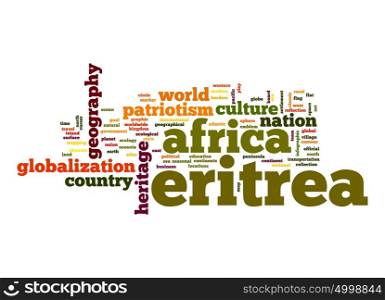 Eritrea word cloud