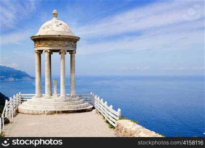 es Galliner mirador in Son Marroig over Mediterranean Majorca sea
