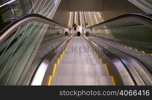 Escalators in the International Airport