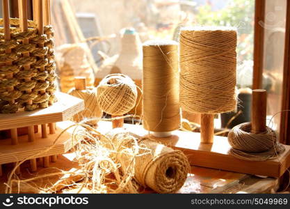 Esparto halfah grass used for crafts as cords basketry and espadrilles
