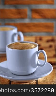espresso in white cup