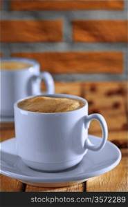 espresso in white cup