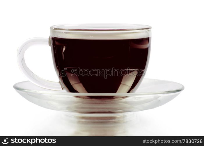 Espresso on white background