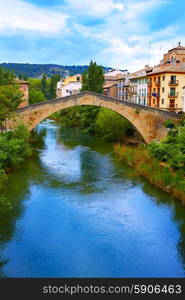 Estella bridge in Way of Saint James at Navarra Spain