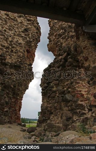 Estonia. Laiuse. Ruins of a castle . 15 century